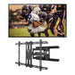 Samsung QN65LST7TA 65" The Terrace QLED 4K UHD Outdoor Smart TV with Kanto PDX650 Articulating Full Motion TV Mount for 37" - 75" TV (Black)