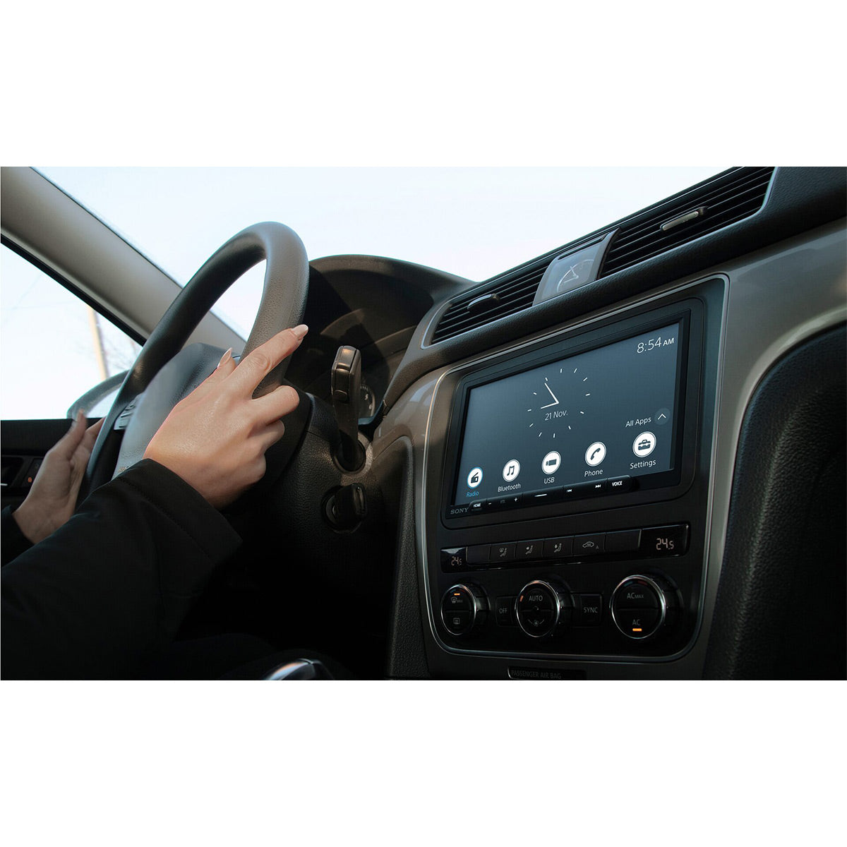 Sony Mobile XAV-AX4000 Digital Multimedia Receiver with Android Auto and Apple CarPlay