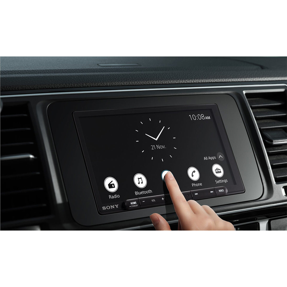 Sony Mobile XAV-AX6000 Digital Multimedia Receiver with Android Auto, Apple CarPlay, and HDMI Connectivity