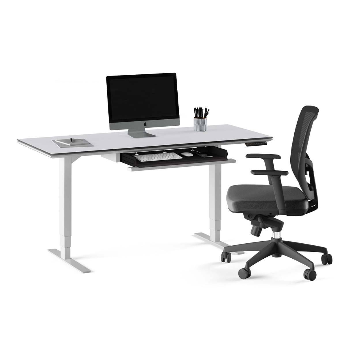 BDI Centro 6451-2 Height Adjustable Standing Desk (60"x24")