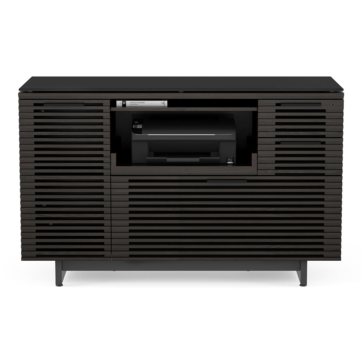 BDI Corridor 6520 Multifunction Cabinet (Charcoal Stained Ash)