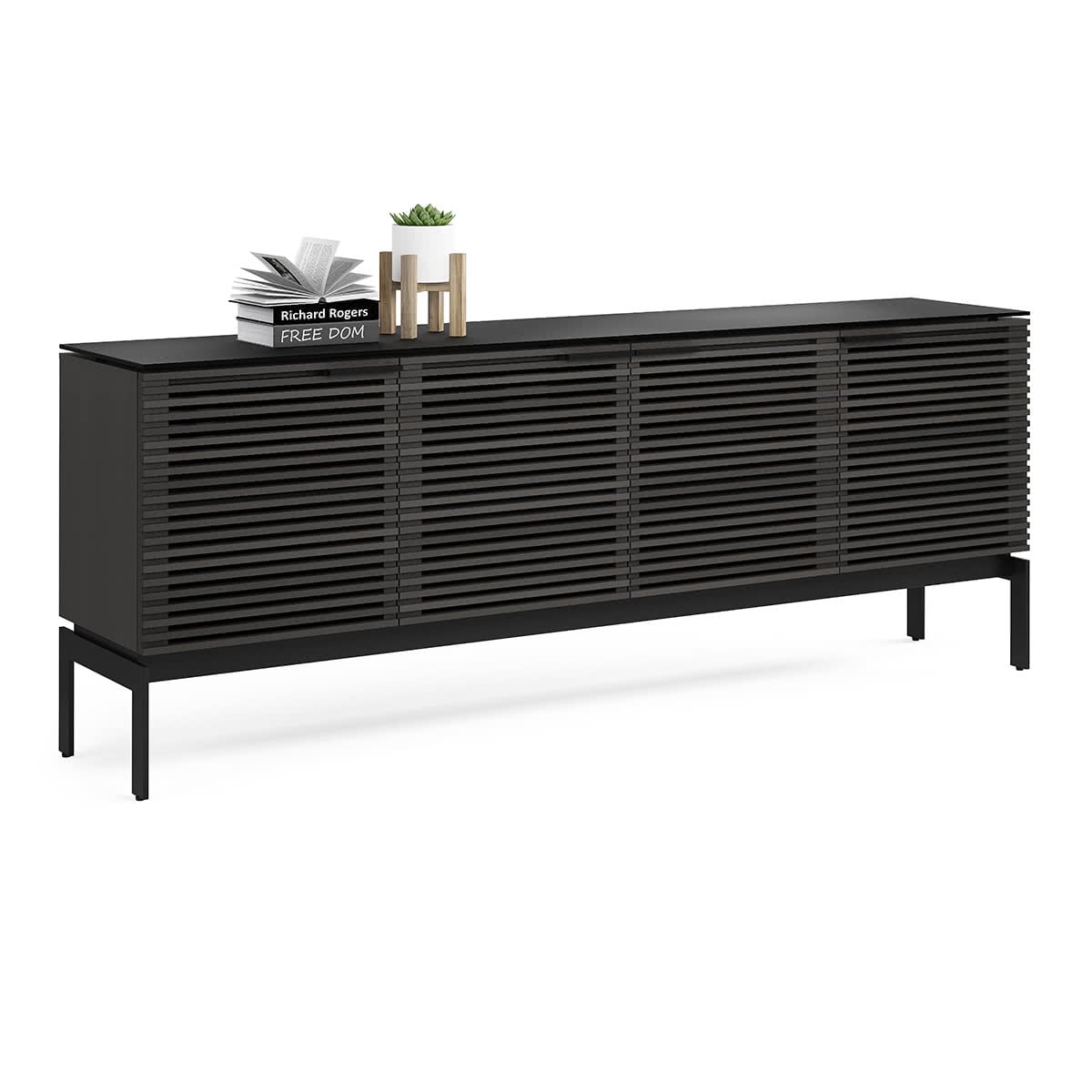 BDI Corridor SV 7129 Storage Console (Charcoal Stained Ash)