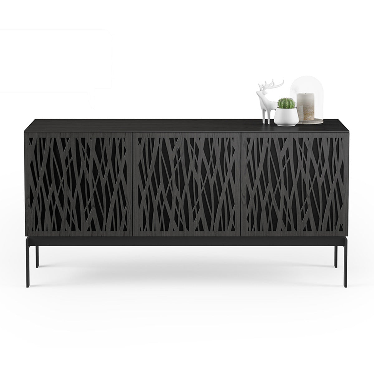 BDI Element 8777-CO Wheat Storage Console (Charcoal)