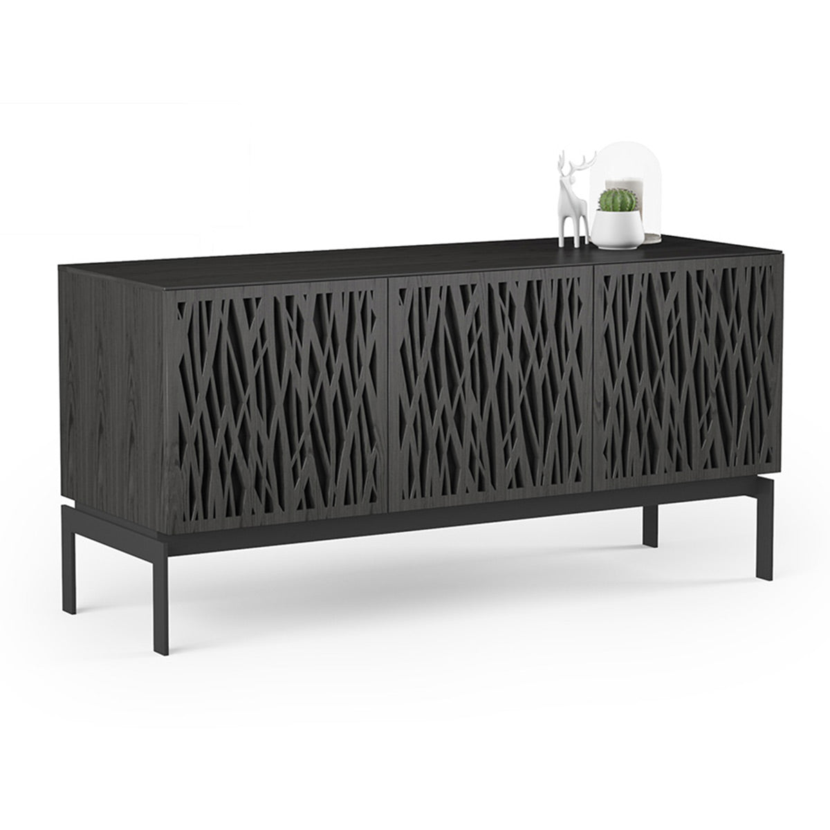 BDI Element 8777-CO Wheat Storage Console (Charcoal)