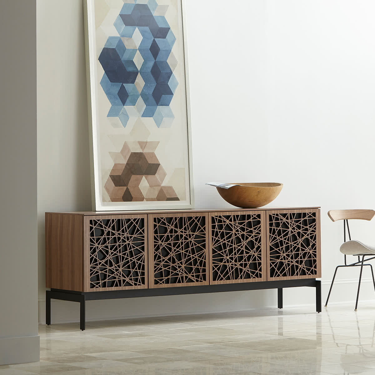 BDI Elements 8779 Ricochet Storage Console (Walnut)