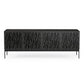 BDI Elements 8779 Wheat Storage Console (Charcoal)