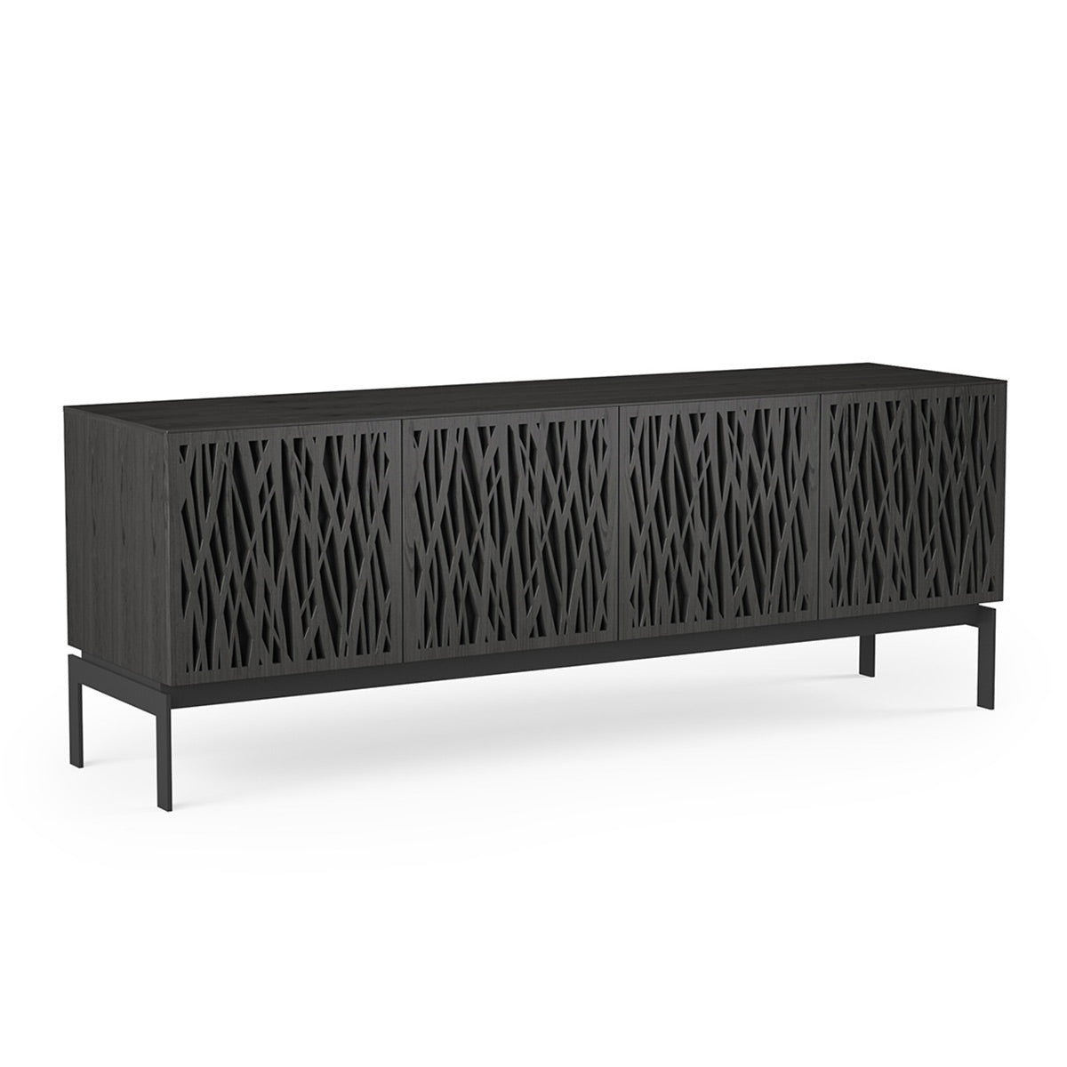 BDI Elements 8779 Wheat Storage Console (Charcoal)
