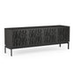 BDI Elements 8779 Wheat Storage Console (Charcoal)