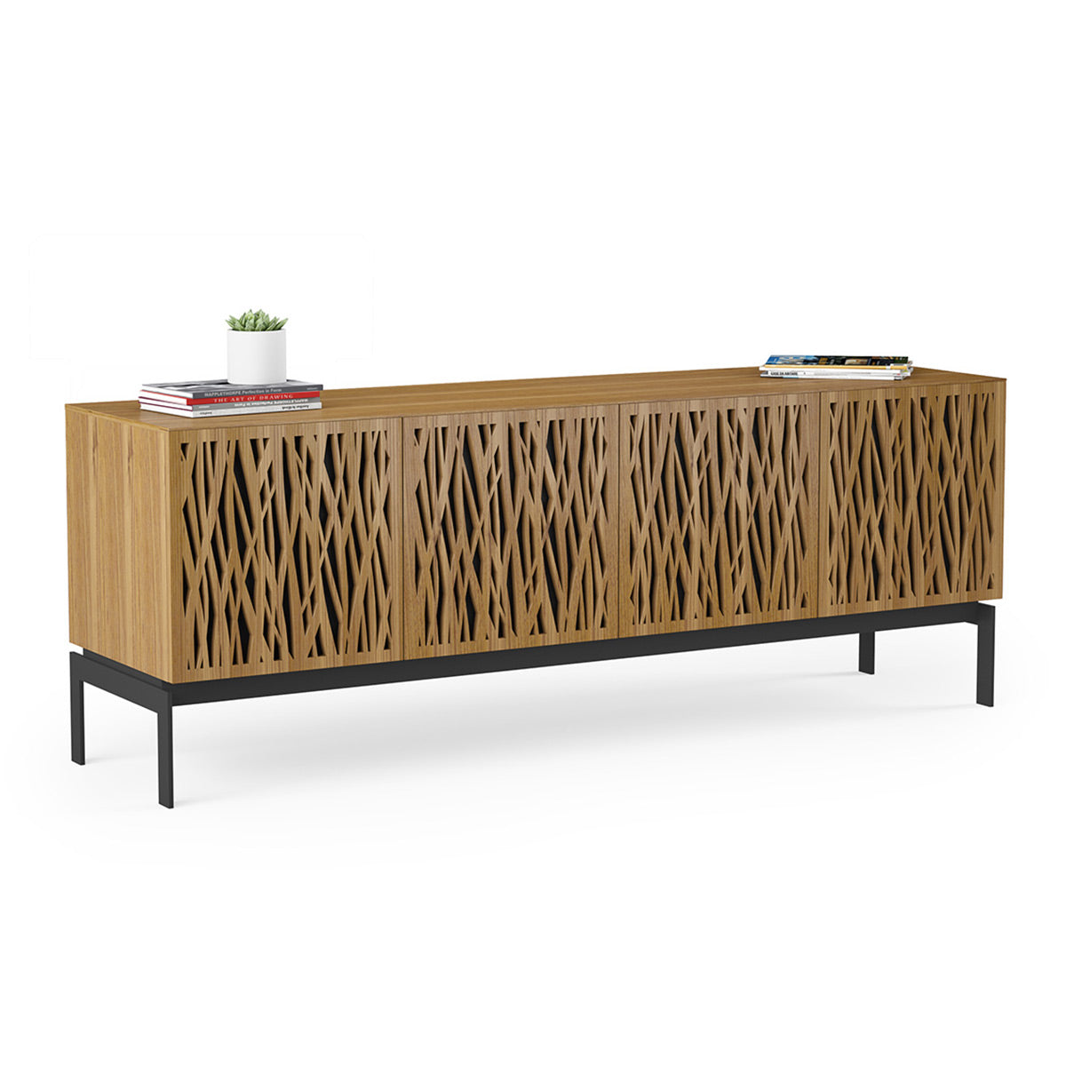 BDI Elements 8779 Wheat Storage Console (Walnut)