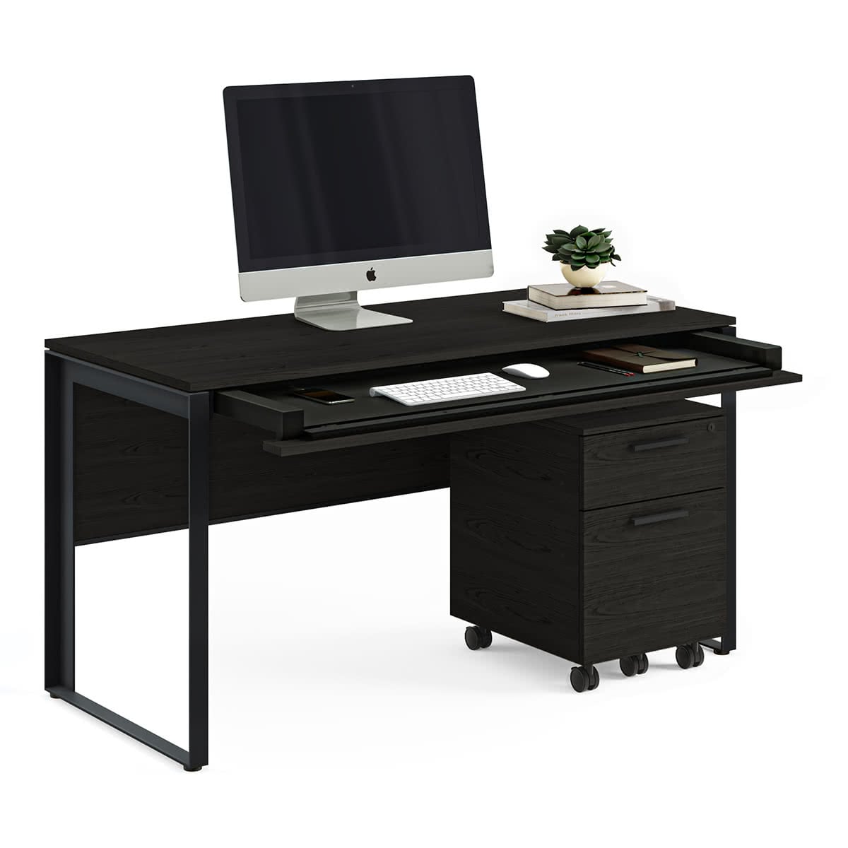BDI Linea 6221 Desk (Charcoal Stained Ash)