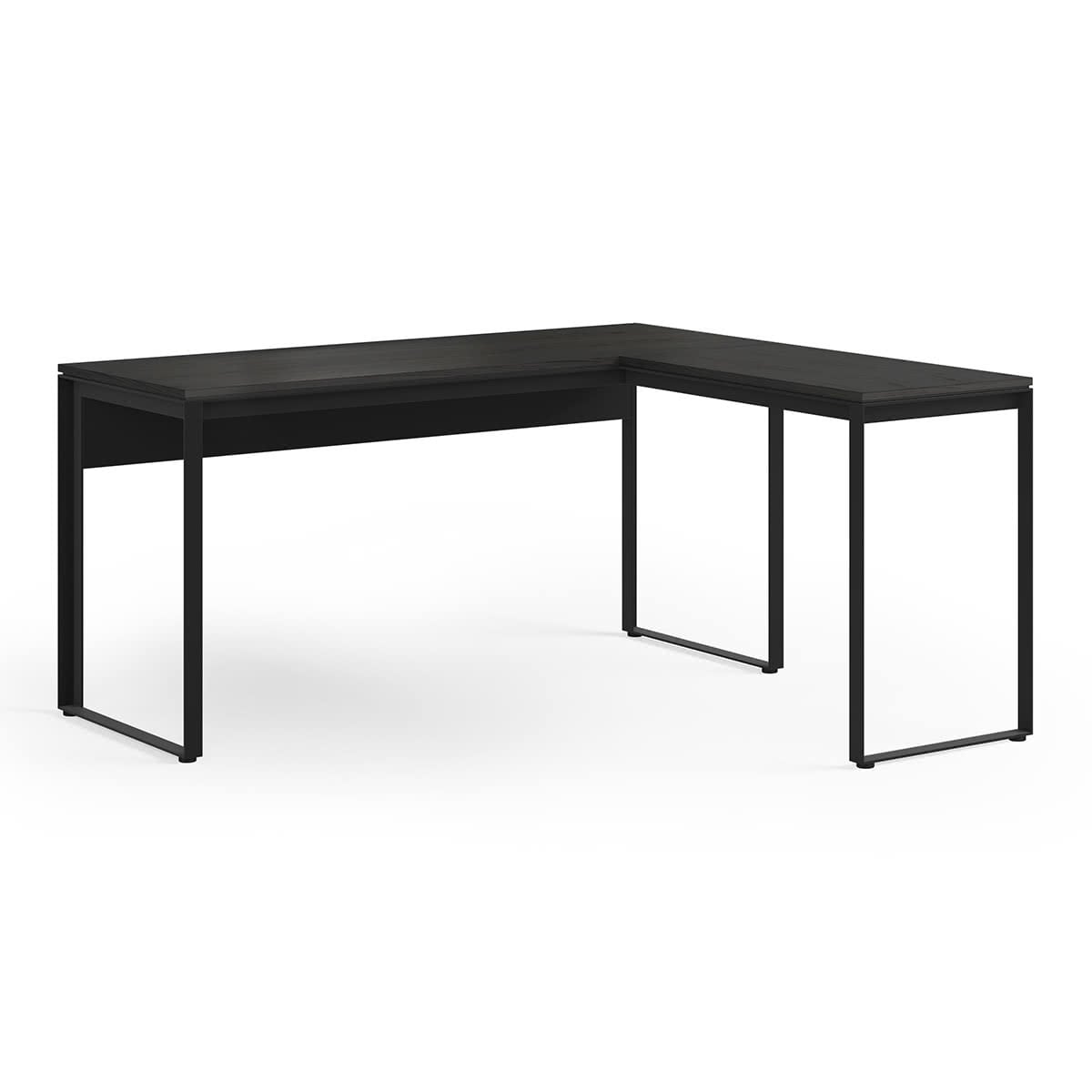 BDI 6224 Return Desk (Charcoal Stained Ash)