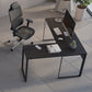 BDI 6224 Return Desk (Charcoal Stained Ash)