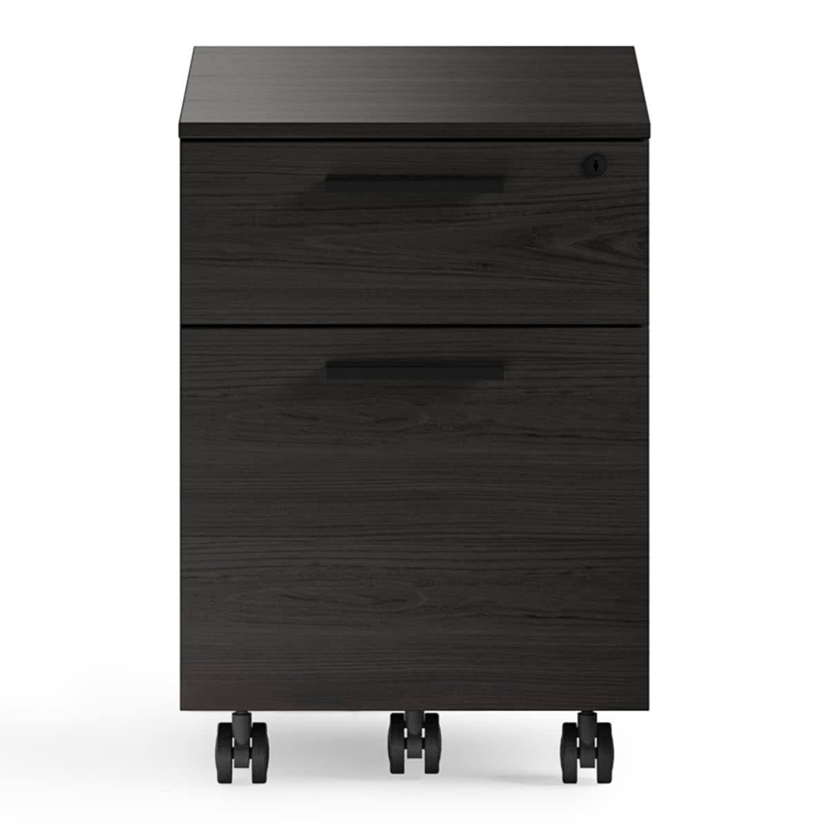 BDI Linea 6227 Mobile File Pedestal (Charcoal Stained Ash)