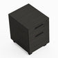BDI Linea 6227 Mobile File Pedestal (Charcoal Stained Ash)