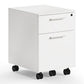 BDI Linea 6227 Mobile File Pedestal (Satin White)