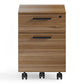 BDI Linea 6227 Mobile File Pedestal (Natural Walnut)