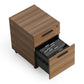 BDI Linea 6227 Mobile File Pedestal (Natural Walnut)