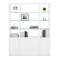 BDI Linea 3 Shelf 66" Wide Shelving System (Satin White)