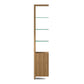 BDI Linea 5801A Single-Wide Cabinet Add-On (Natural Walnut)