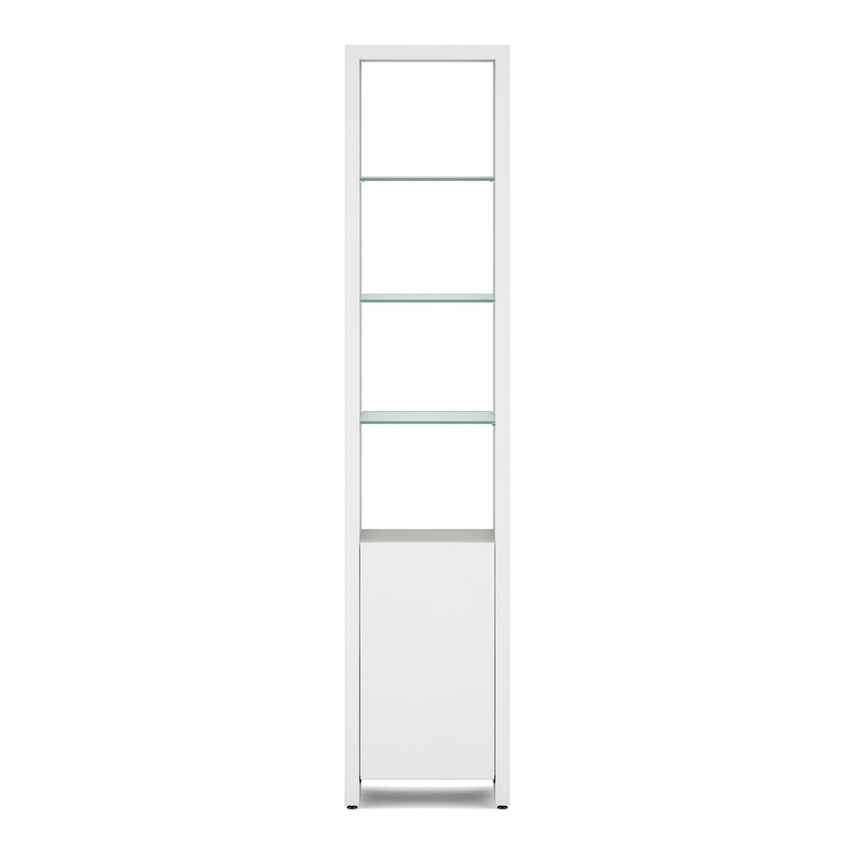 BDI Linea 5801 Single-Wide Cabinet (Satin White)