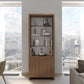 BDI Linea 5802 Expandable Modern Bookcase (Natural Walnut)