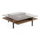 BDI Terrace 1150 Square Coffee Table (Natural Walnut)