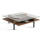 BDI Terrace 1150 Square Coffee Table (Natural Walnut)