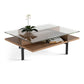 BDI Terrace 1152 Rectangular Coffee Table (Natural Walnut)