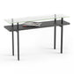 BDI Terrace 1153 Modern Glass Console Table (Charcoal Stained)