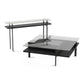 BDI Terrace 1153 Modern Glass Console Table (Charcoal Stained)