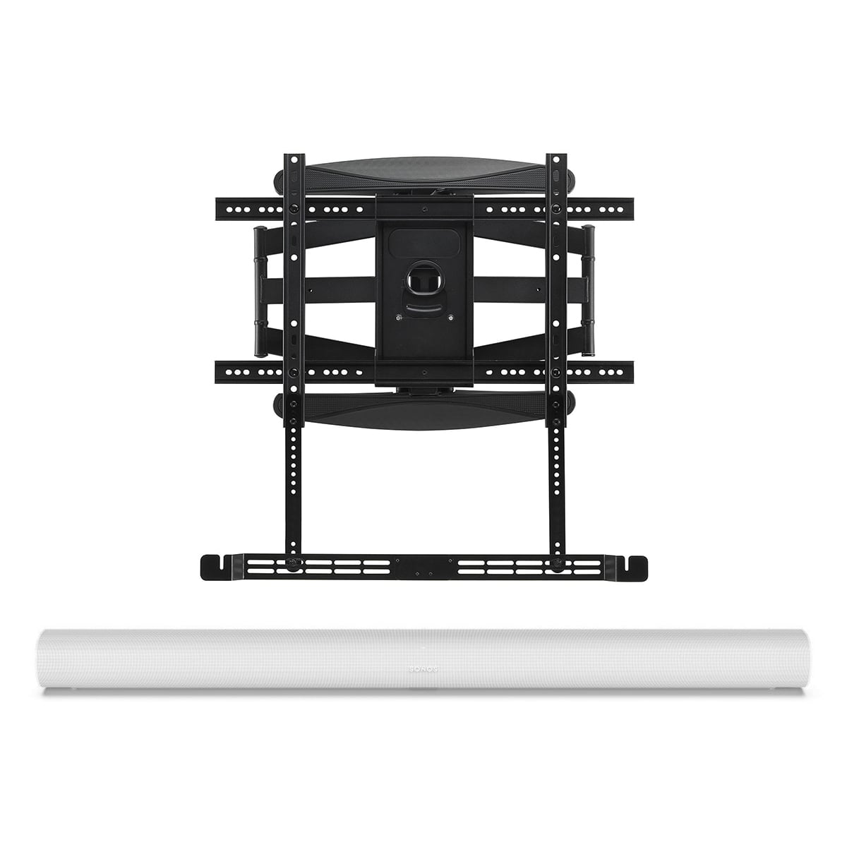 Sonos Arc Wireless Sound Bar with Flexson 32"-70" TV Cantilever Mount (White)