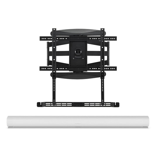 Sonos Arc Wireless Sound Bar with Flexson 32"-70" TV Cantilever Mount (White)