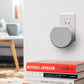 OC Acoustic Newport Plug-in Outlet Speaker with Bluetooth 5.1 and Built-in USB Type-A Charging Port - Pair (Gray/White)