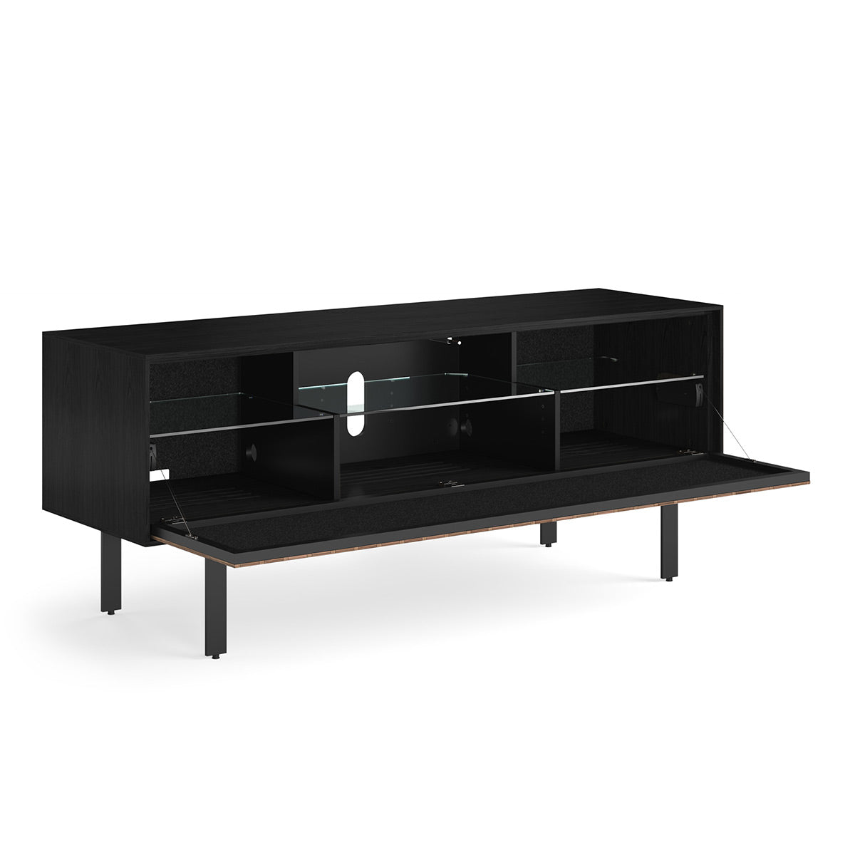 BDI Interval 7247 66-inch Media & Storage Cabinet (Ebonized Ash/Natural Walnut)