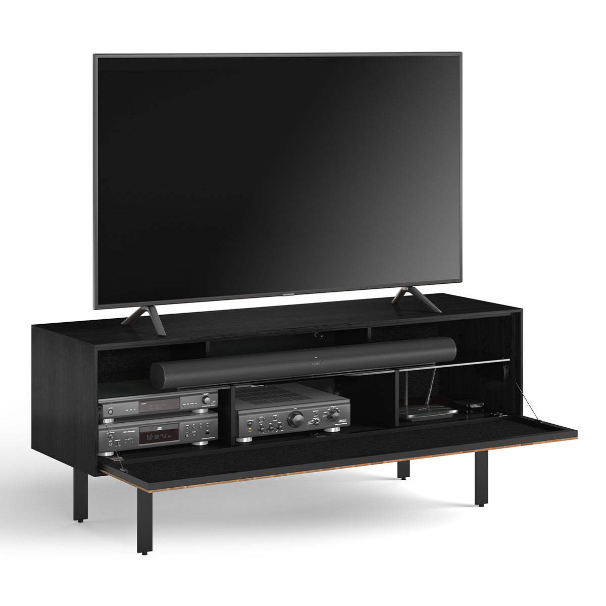 BDI Interval 7247 66-inch Media & Storage Cabinet (Ebonized Ash/Natural Walnut)