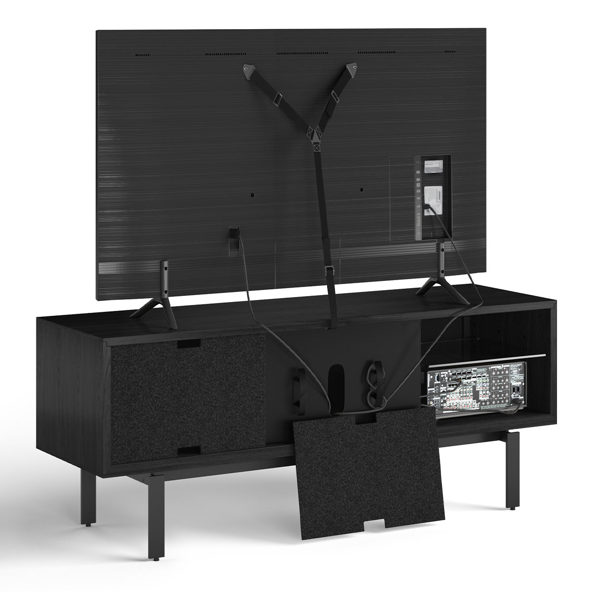 BDI Interval 7247 66-inch Media & Storage Cabinet (Ebonized Ash/Natural Walnut)