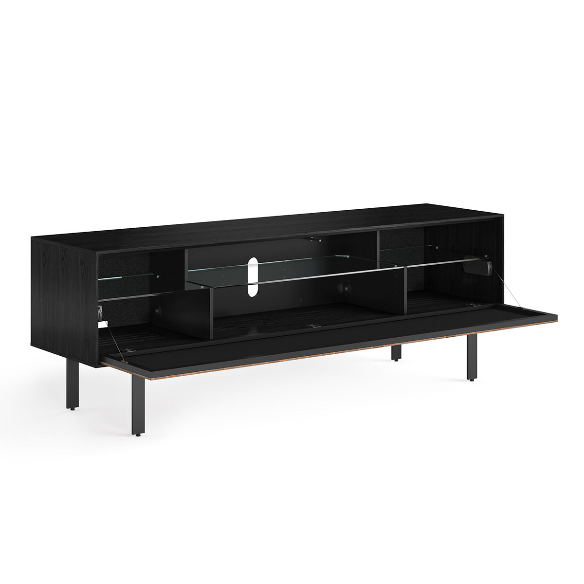 BDI Interval 7249 78-inch Media & Storage Cabinet (Ebonized Ash/Natural Walnut)