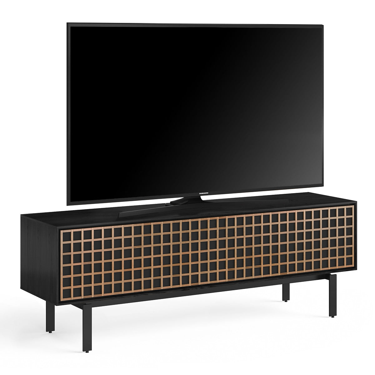 BDI Interval 7249 78-inch Media & Storage Cabinet (Ebonized Ash/Natural Walnut)