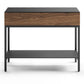 BDI Reveal 1196 Glass Top End Table (Natural Walnut)