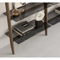 BDI Stiletto 570012 49-inch Leaning 2-Shelf System (Natural Walnut)