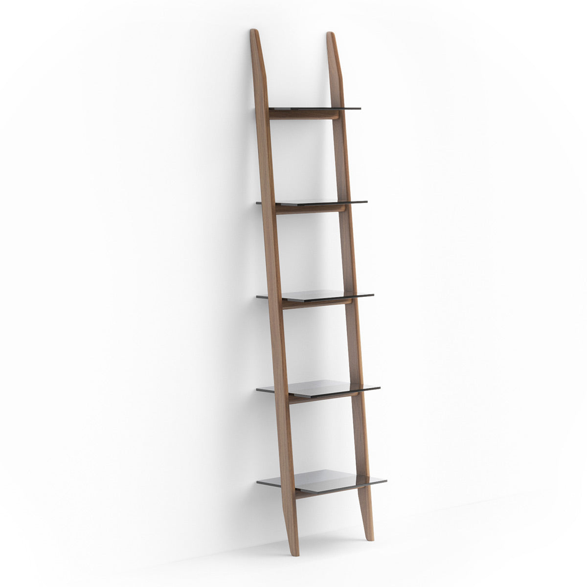 BDI Stiletto 5701 Single Leaning Shelf (Natural Walnut)