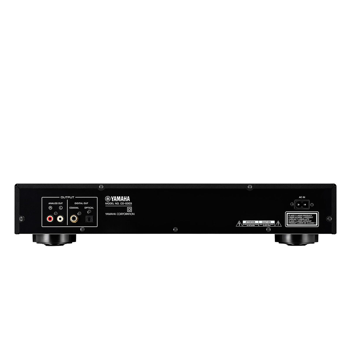 Yamaha CD-S303 CD Player with MP3/WMA/LPCM/FLAC/USB Compatibility with A-S301 Integrated Amplifier