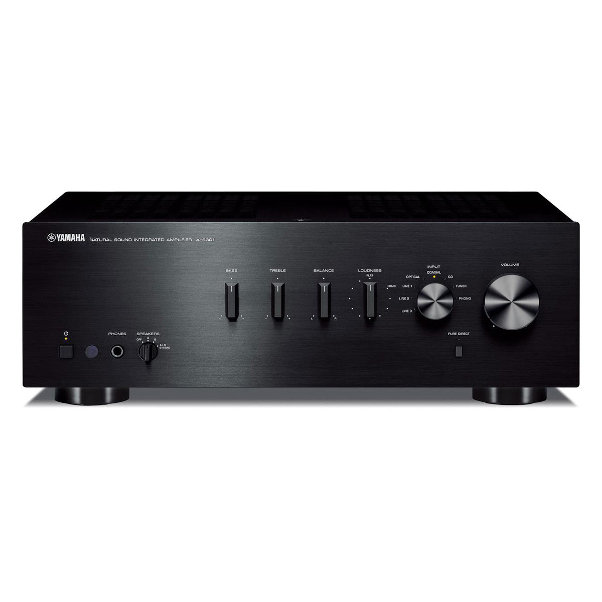 Yamaha CD-S303 CD Player with MP3/WMA/LPCM/FLAC/USB Compatibility with A-S301 Integrated Amplifier