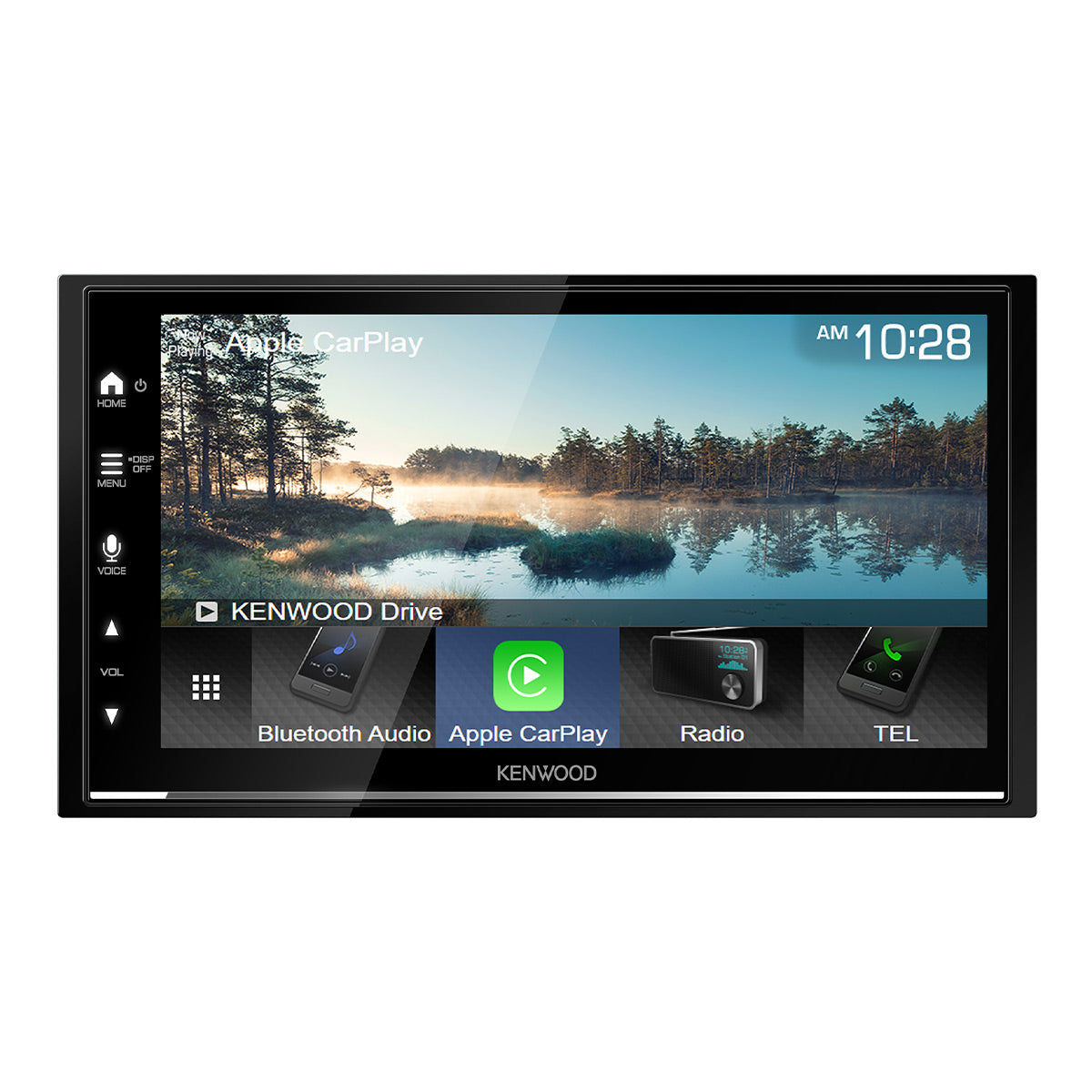 Kenwood DMX7709S 6.8" Digital Multimedia Bluetooth Receiver with Capacitive Touchscreen, Apple CarPlay, and Android Auto