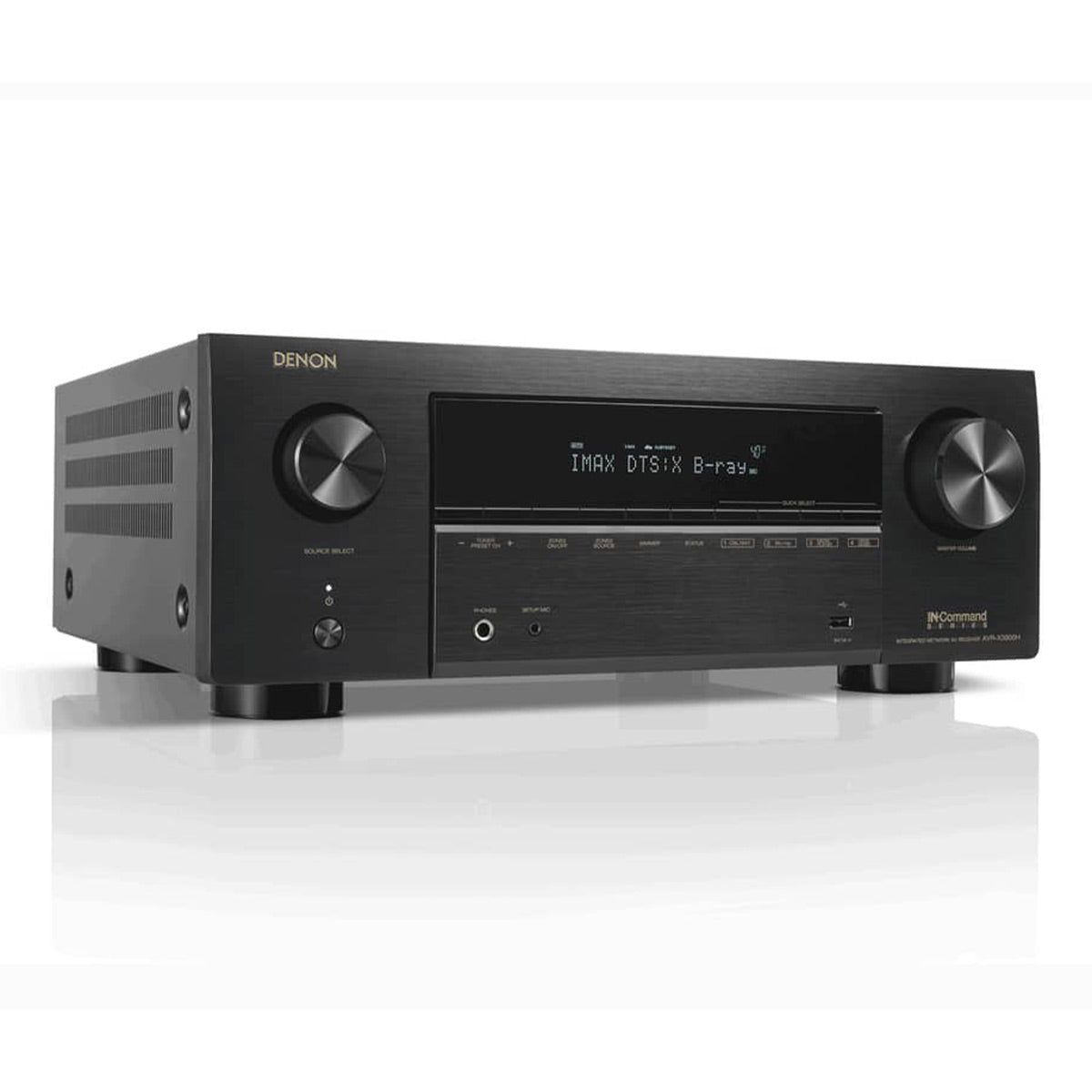 Denon AVR-X3800H 9.4 Channel 8K Home Theater Receiver IMAX Enhanced with Dolby Atmos/DTS:X and HEOS Built-In