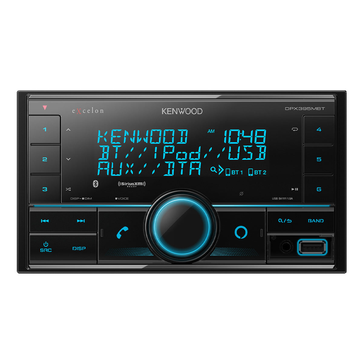 Kenwood DPX395MBT eXcelon Digital Media Receiver with Bluetooth and Amazon Alexa Built-In