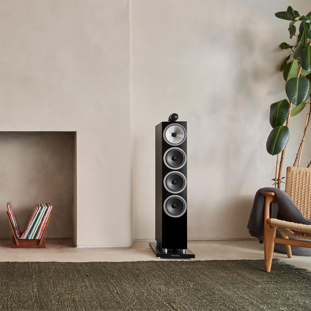 Bowers & Wilkins 702 S3 3-Way Floorstanding Speaker - Each (Gloss Black)