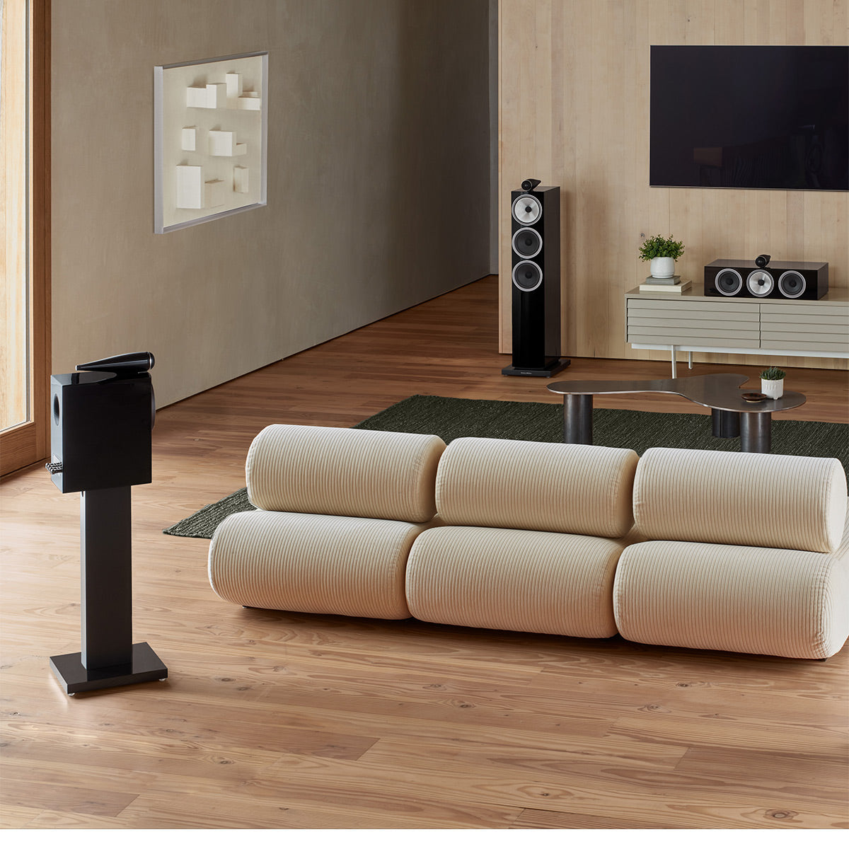 Bowers & Wilkins 703 S3 3-Way Floorstanding Speaker - Each (Gloss Black)