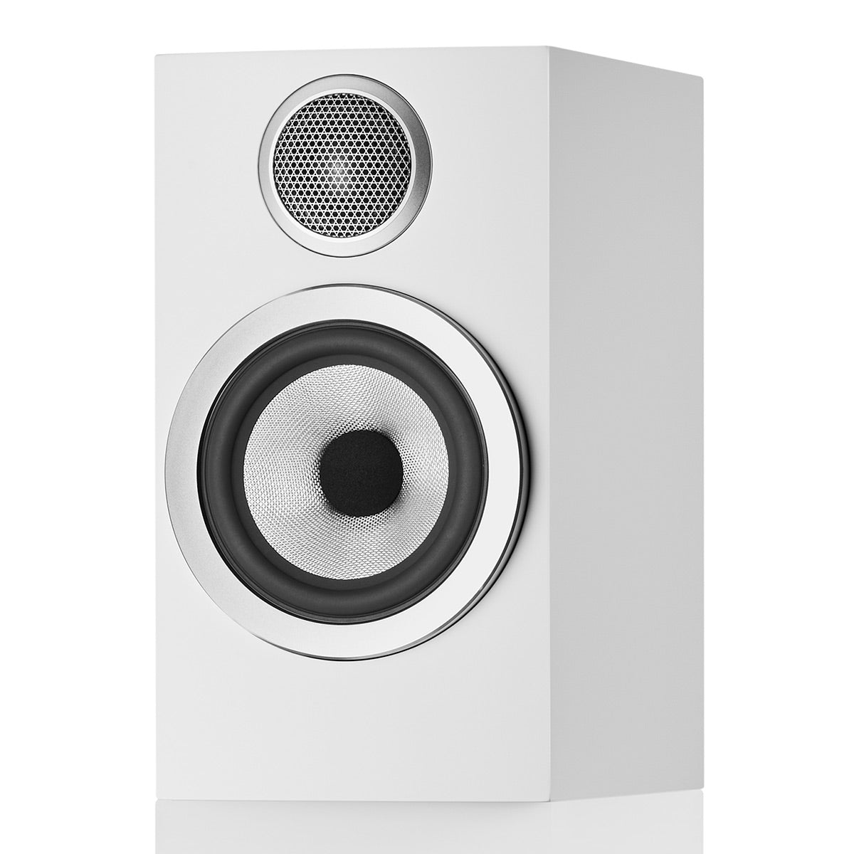 Bowers & Wilkins 707 S3 2-Way Bookshelf Speaker - Pair (Satin White)