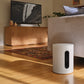 Sonos Immersive Set with Beam (Gen 2, White) Soundbar, Sub Mini Wireless Subwoofer (White), and Pair of One SL Wireless Streaming Speaker (White)